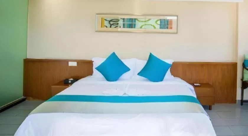 Bed in Sanya Luyi Sea View Hotel
