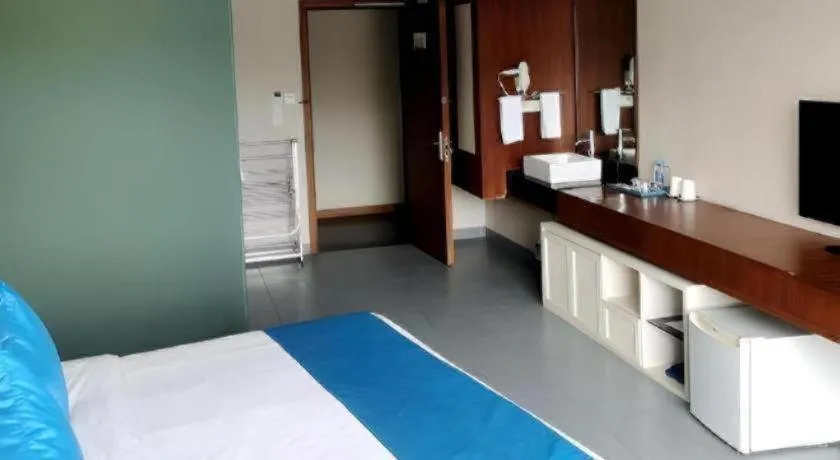 Bed in Sanya Luyi Sea View Hotel