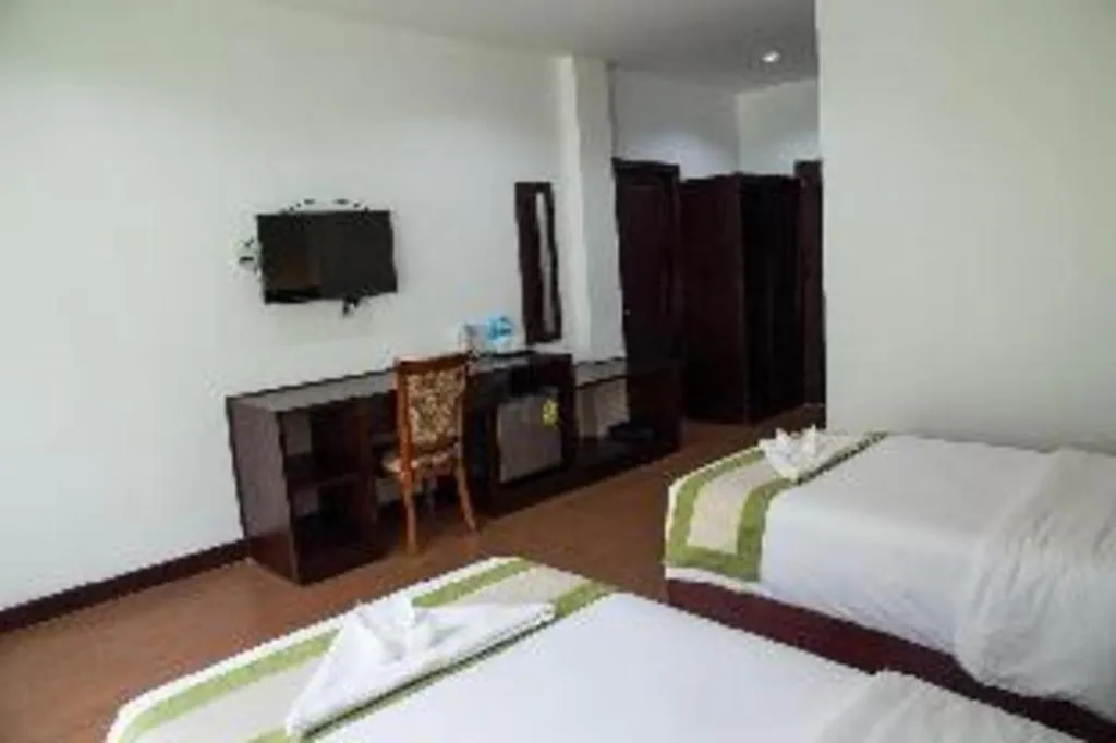 Bed in Saysamphanh Hotel