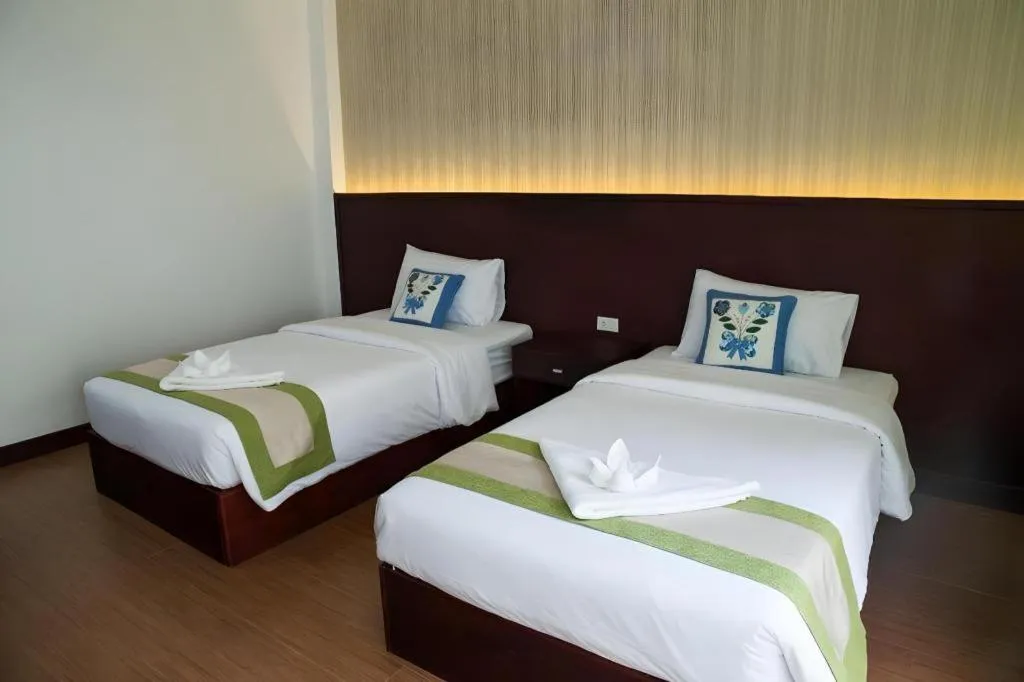 Bed in Saysamphanh Hotel