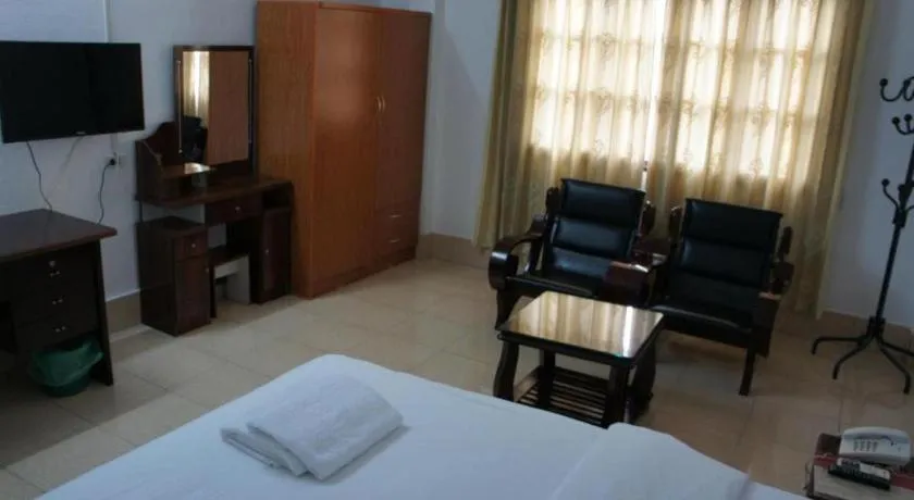 Bed in Saysamphanh Hotel