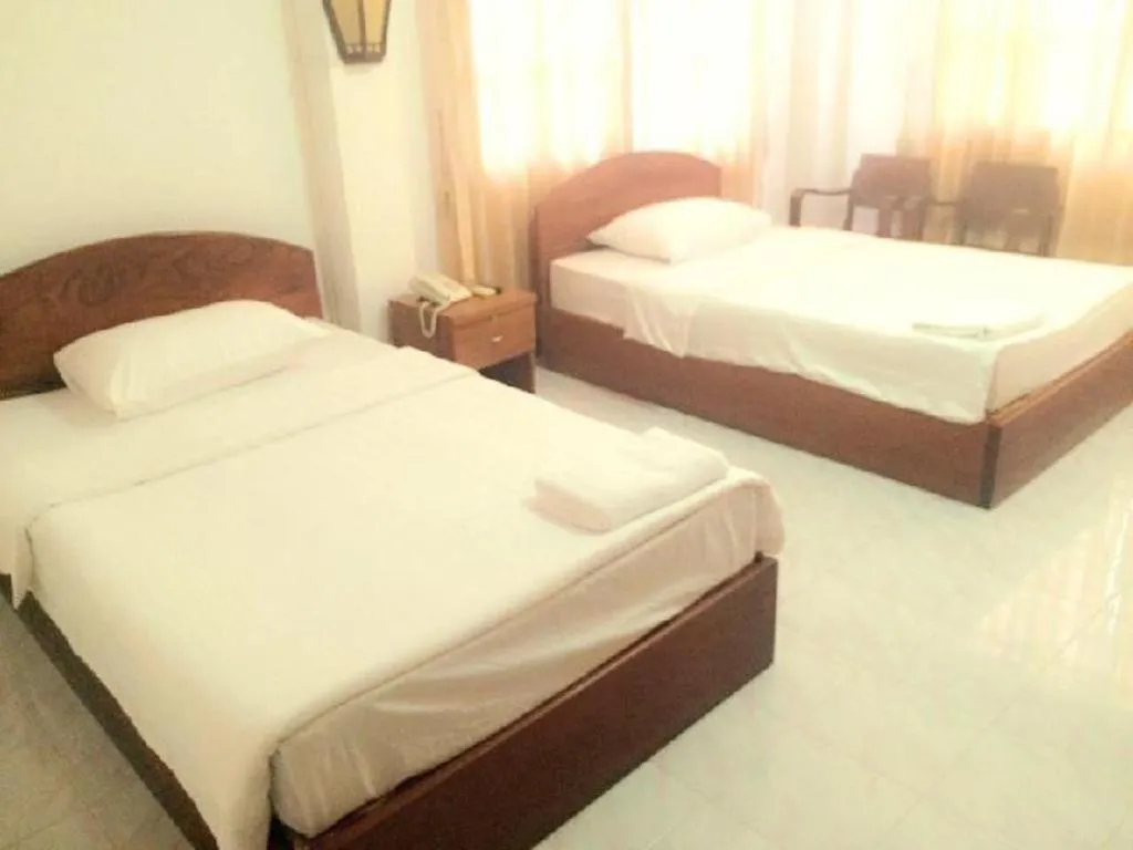 Bed in Saysamphanh Hotel