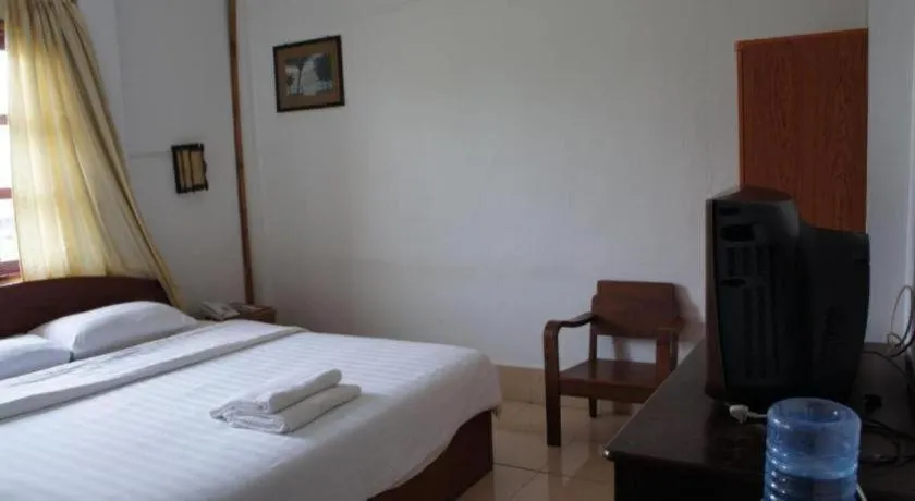 Bed in Saysamphanh Hotel
