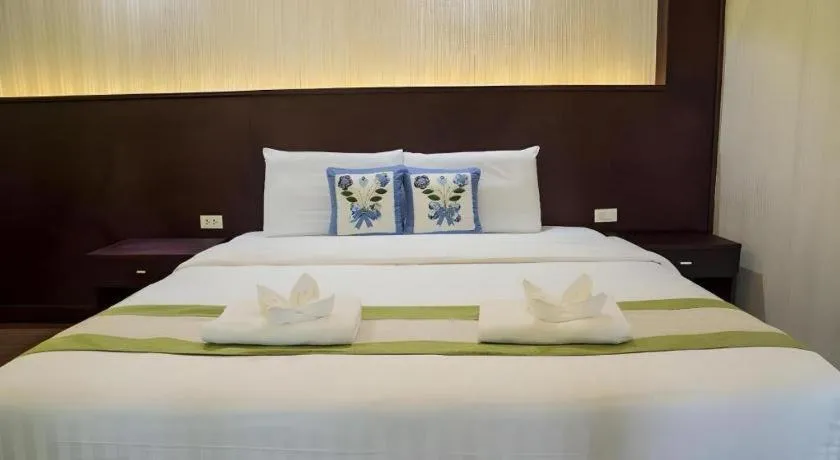 Bed in Saysamphanh Hotel