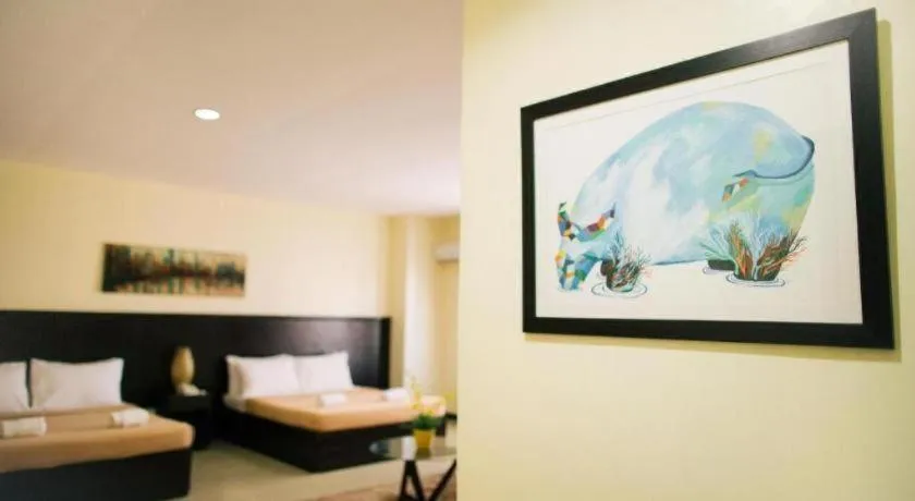 Bed in Ati-Atihan Festival Hotel