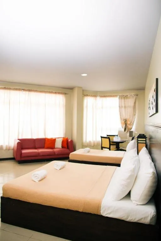 Bed in Ati-Atihan Festival Hotel