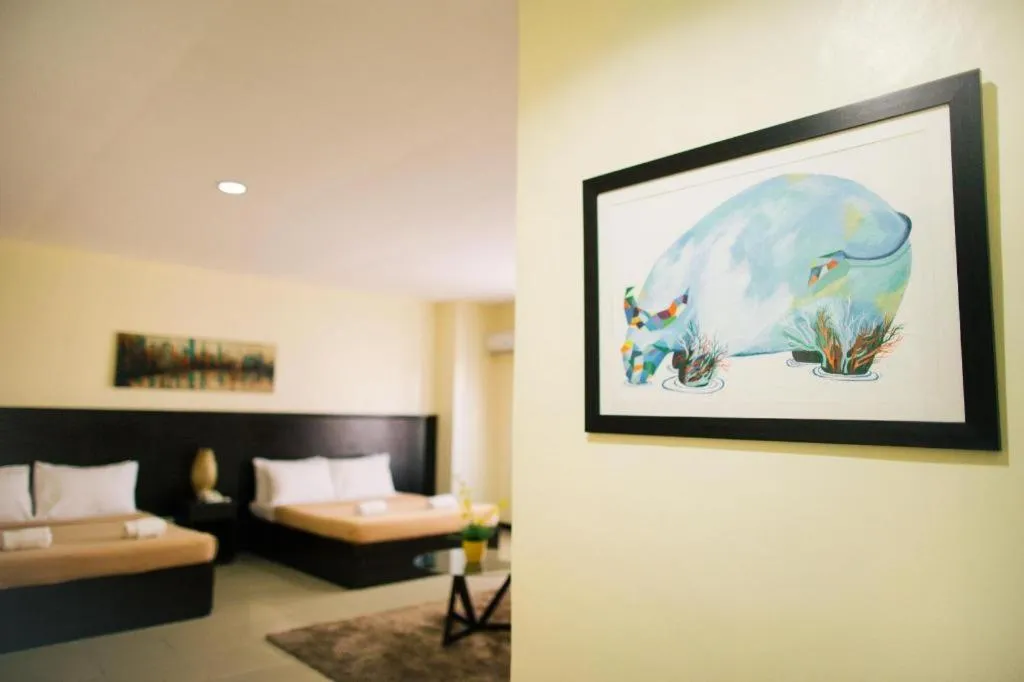 Bed in Ati-Atihan Festival Hotel