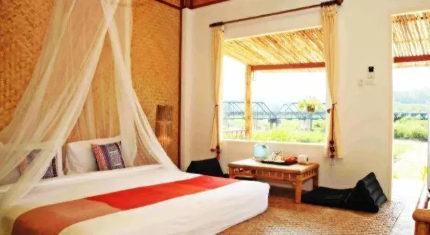 Bed in Him Naam Pai Resort Bed in Him Naam Pai Resort