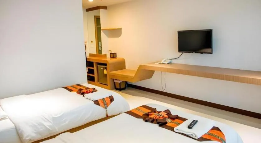 Bed in Huay Kaew Palace 1 Hotel