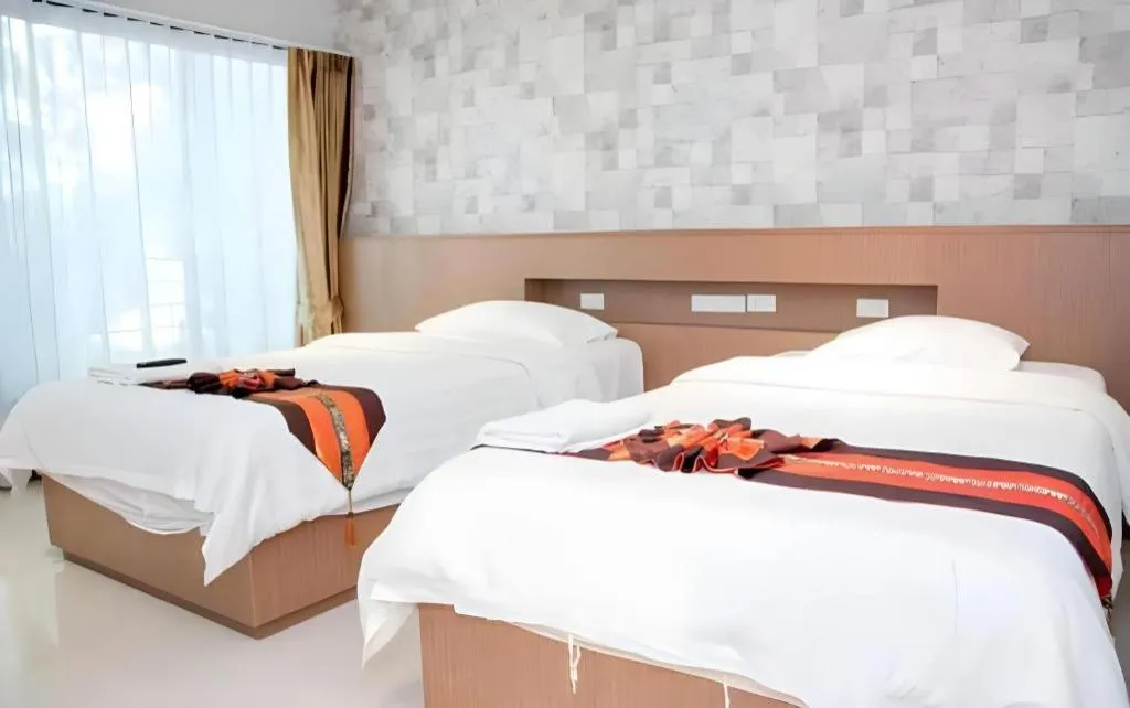 Bed in Huay Kaew Palace 1 Hotel