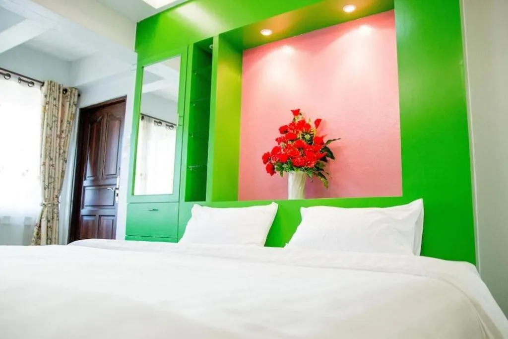 Bed in Huay Kaew Palace 1 Hotel