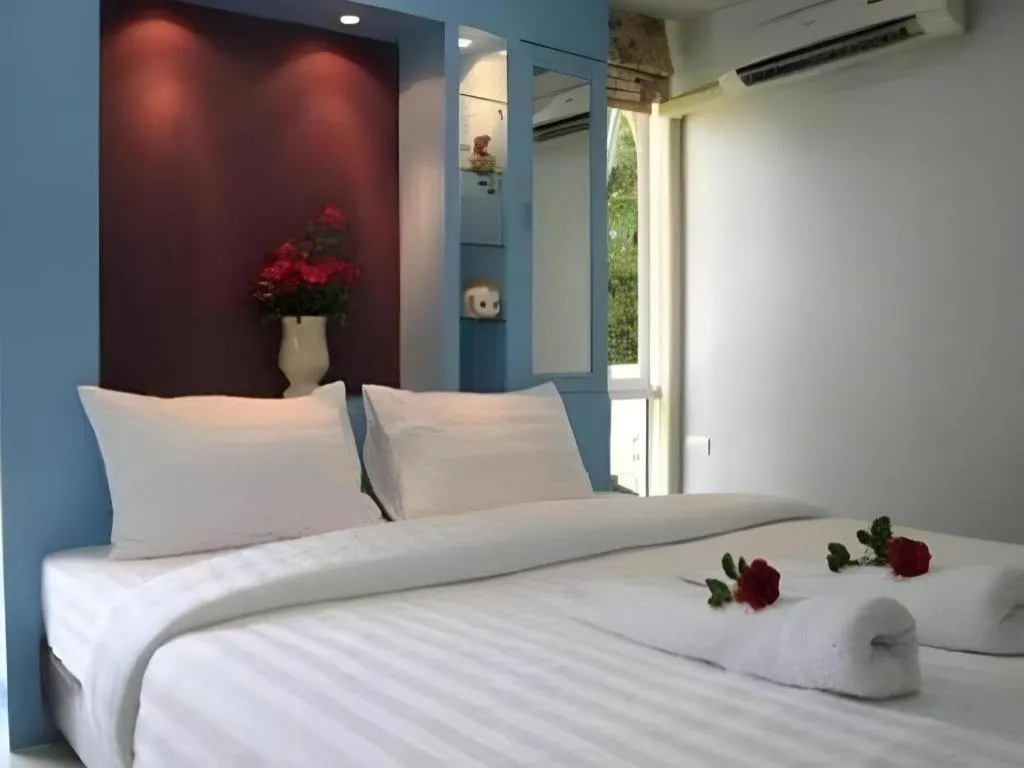 Bed in Huay Kaew Palace 1 Hotel