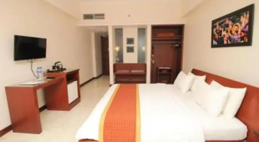 Bed in Grand Surya Hotel Kediri Bed in Grand Surya Hotel Kediri