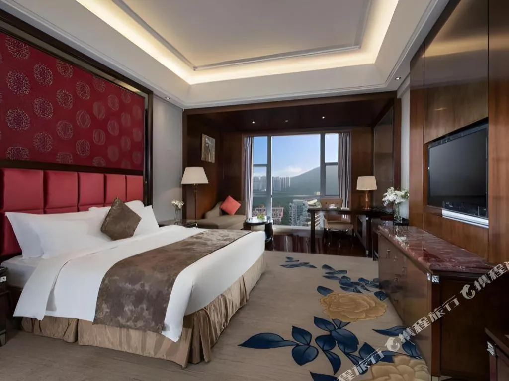 Bed in Hongfeng Hotel Nanshan Branch