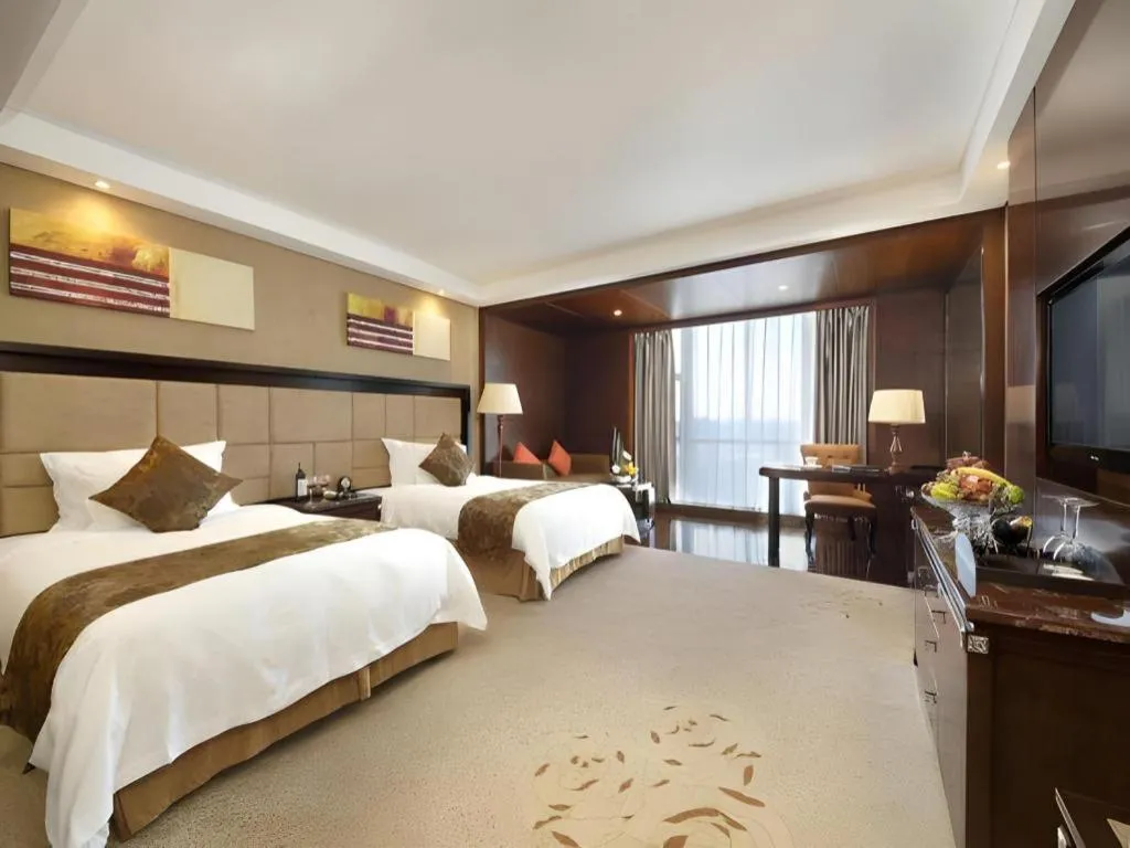 Bed in Hongfeng Hotel Nanshan Branch