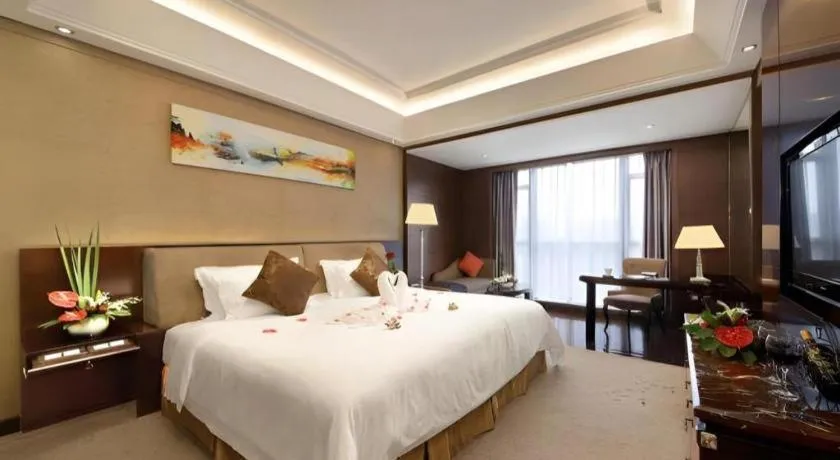 Bed in Hongfeng Hotel Nanshan Branch