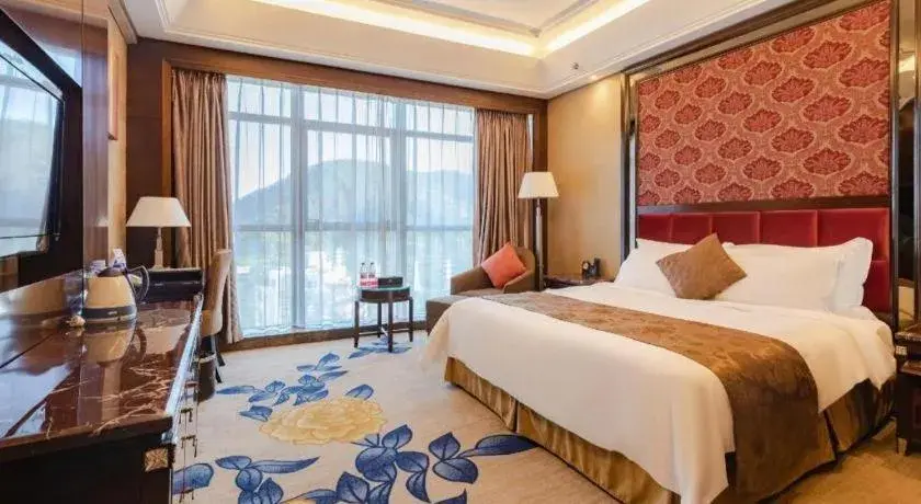 Bed in Hongfeng Hotel Nanshan Branch Bed in Hongfeng Hotel Nanshan Branch