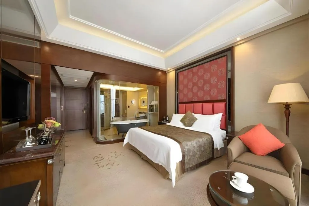 Bed in Hongfeng Hotel Nanshan Branch