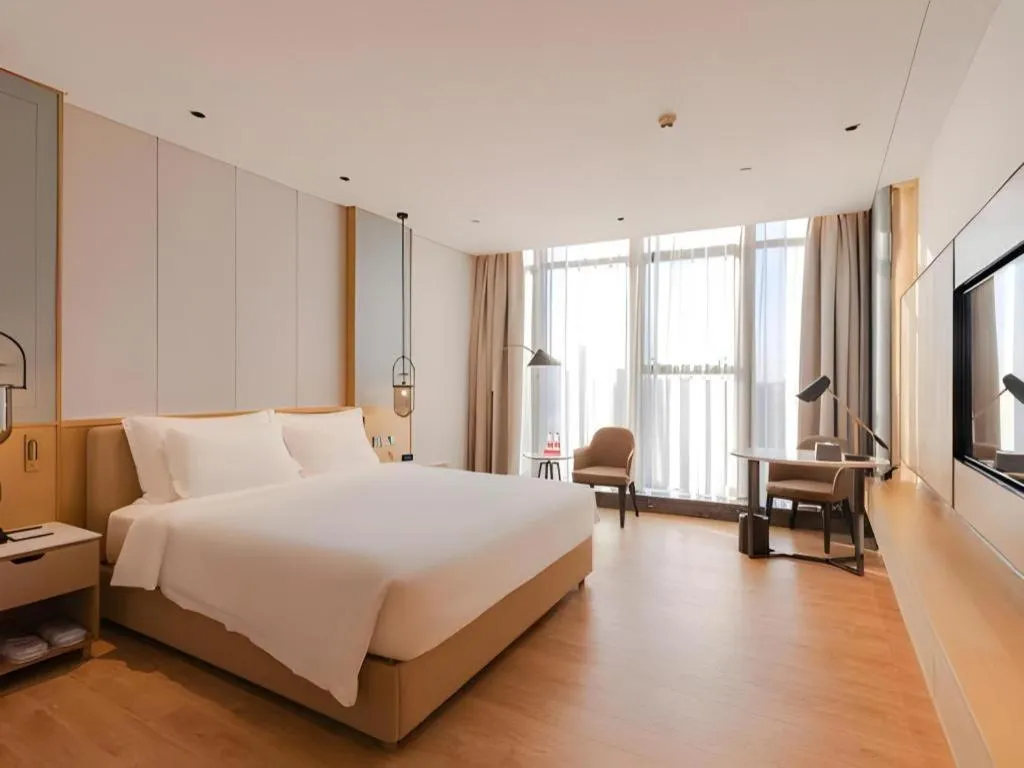 Bed in Hongfeng Hotel Nanshan Branch