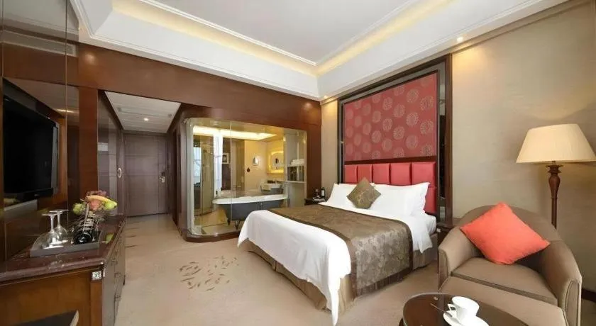 Bed in Hongfeng Hotel Nanshan Branch