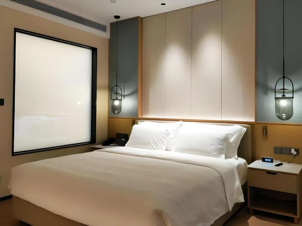 Bed in Hongfeng Hotel Nanshan Branch