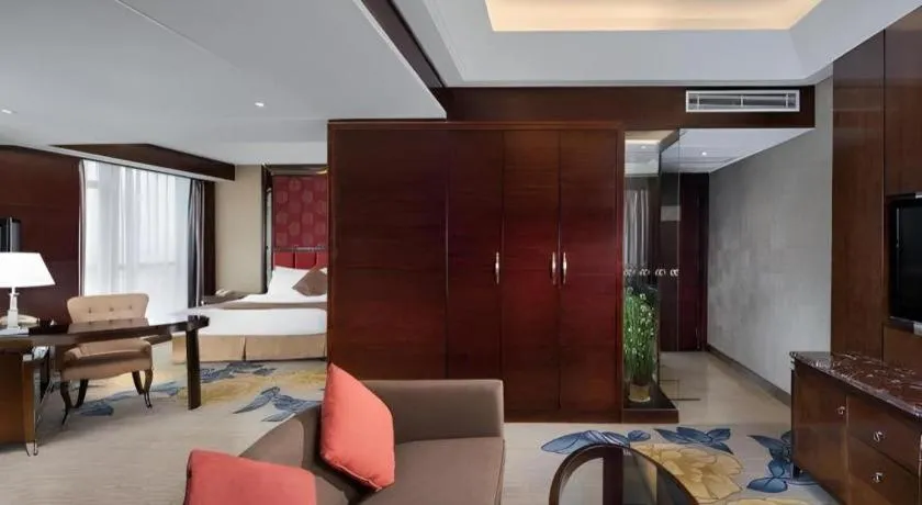 Bed in Hongfeng Hotel Nanshan Branch