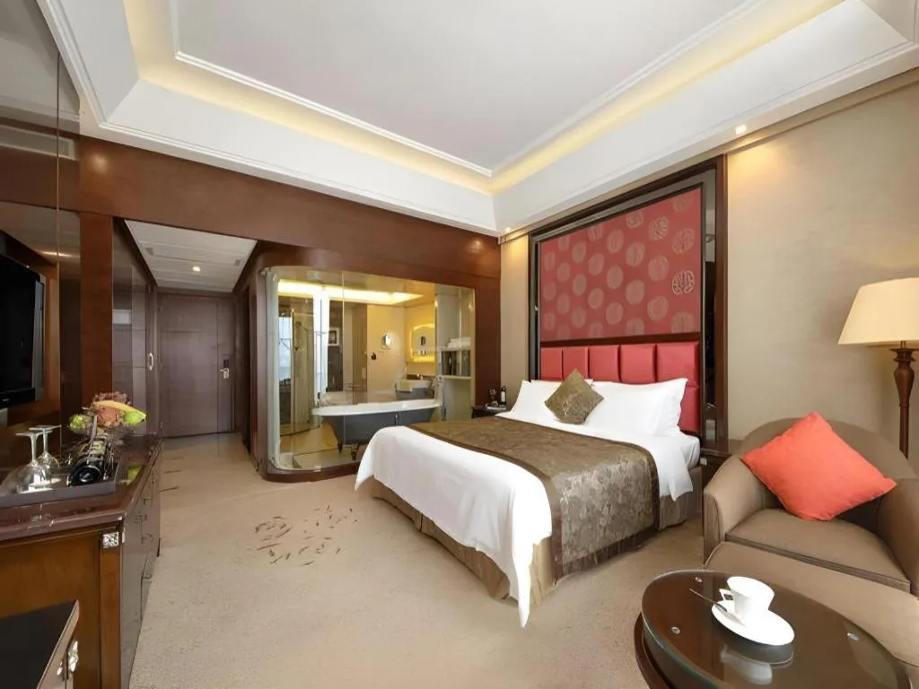 Bed in Hongfeng Hotel Nanshan Branch