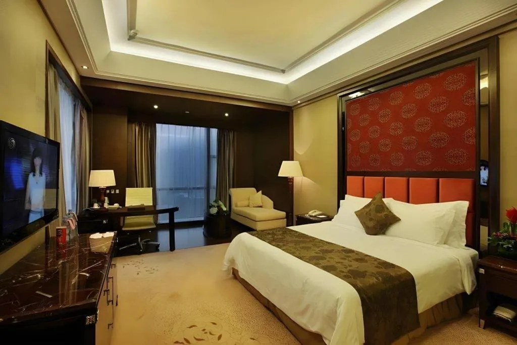 Bed in Hongfeng Hotel Nanshan Branch