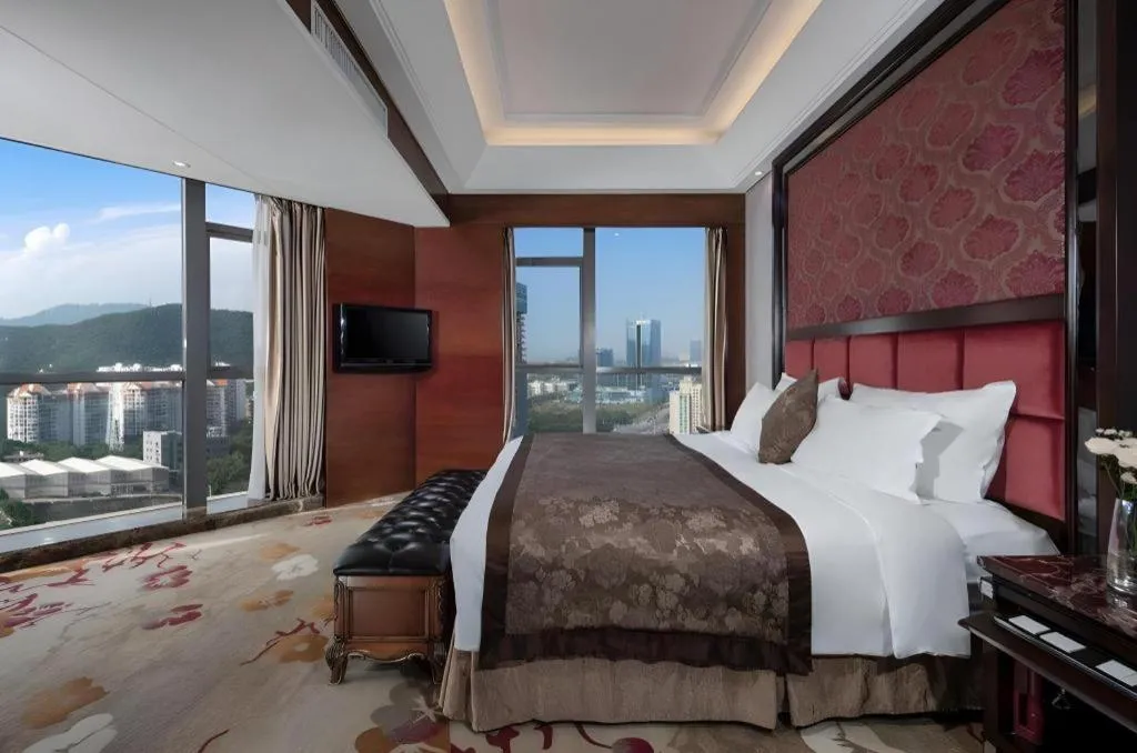 Bed in Hongfeng Hotel Nanshan Branch