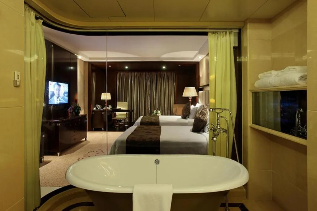 Bed in Hongfeng Hotel Nanshan Branch