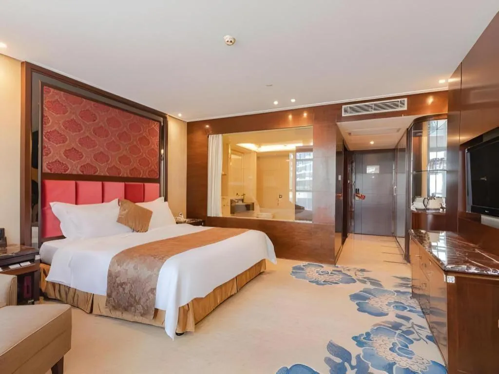 Bed in Hongfeng Hotel Nanshan Branch