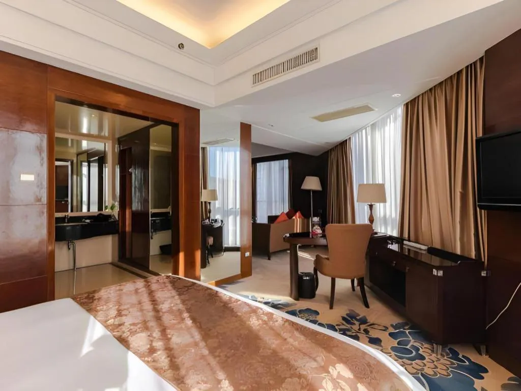 Bed in Hongfeng Hotel Nanshan Branch