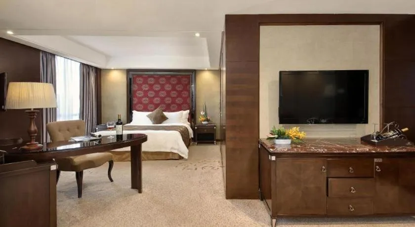 Bed in Hongfeng Hotel Nanshan Branch