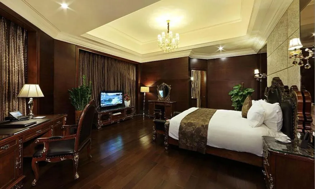 Bed in Hongfeng Hotel Nanshan Branch