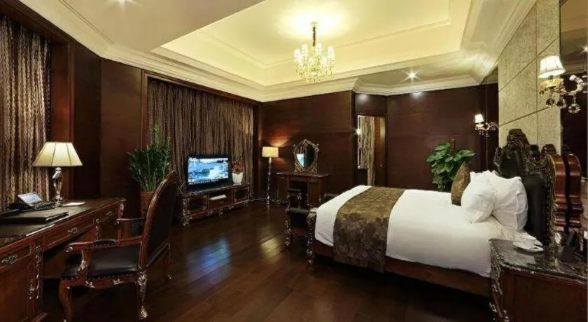 Bed in Hongfeng Hotel Nanshan Branch
