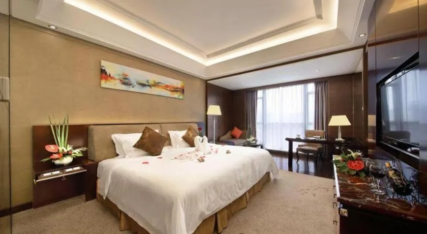 Bed in Hongfeng Hotel Nanshan Branch