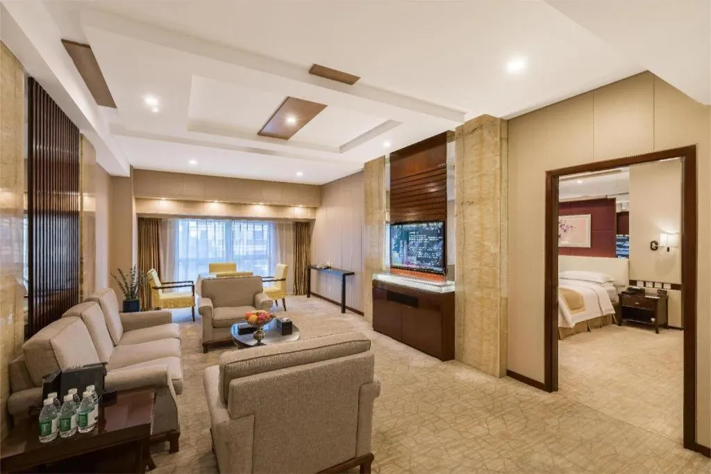 Bed in West International Trade Grand Hotel