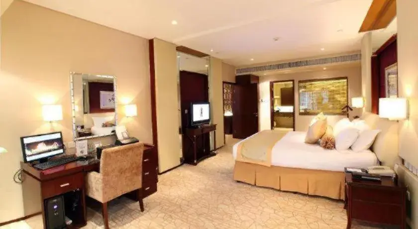 Bed in West International Trade Grand Hotel Bed in West International Trade Grand Hotel