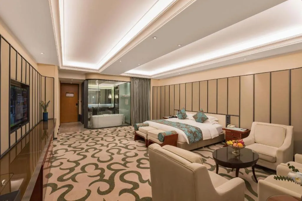 Bed in West International Trade Grand Hotel