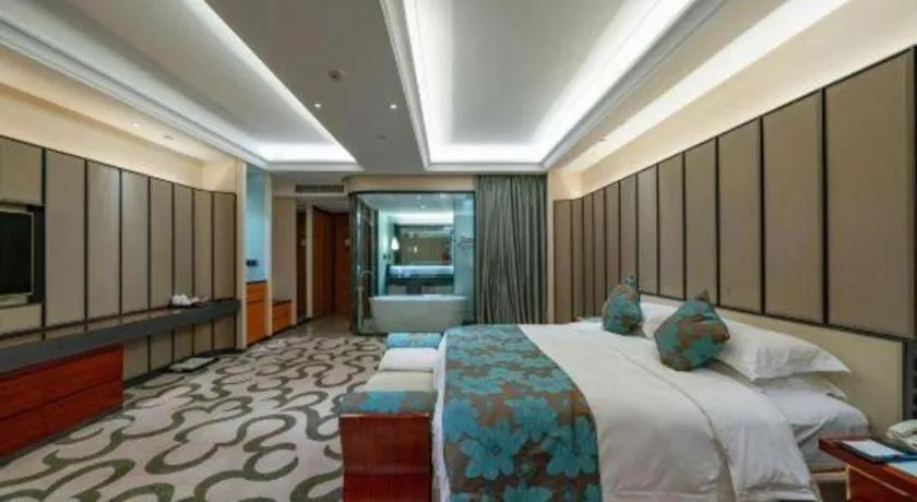 Bed in West International Trade Grand Hotel