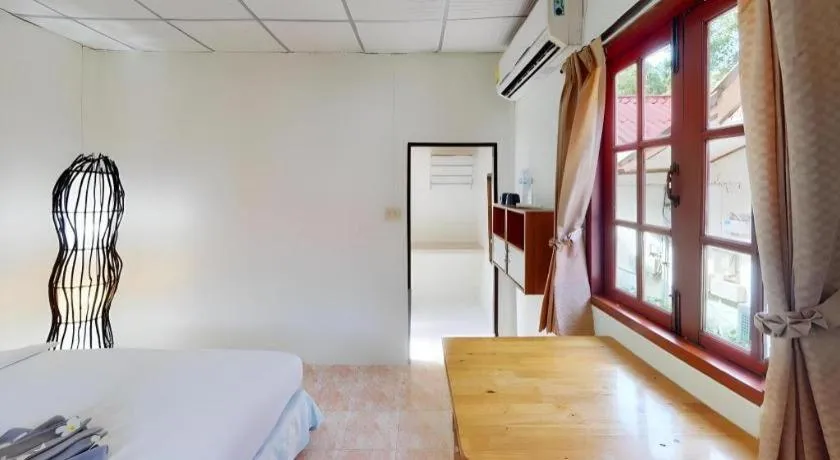 Bed in Phangan Cabana Resort