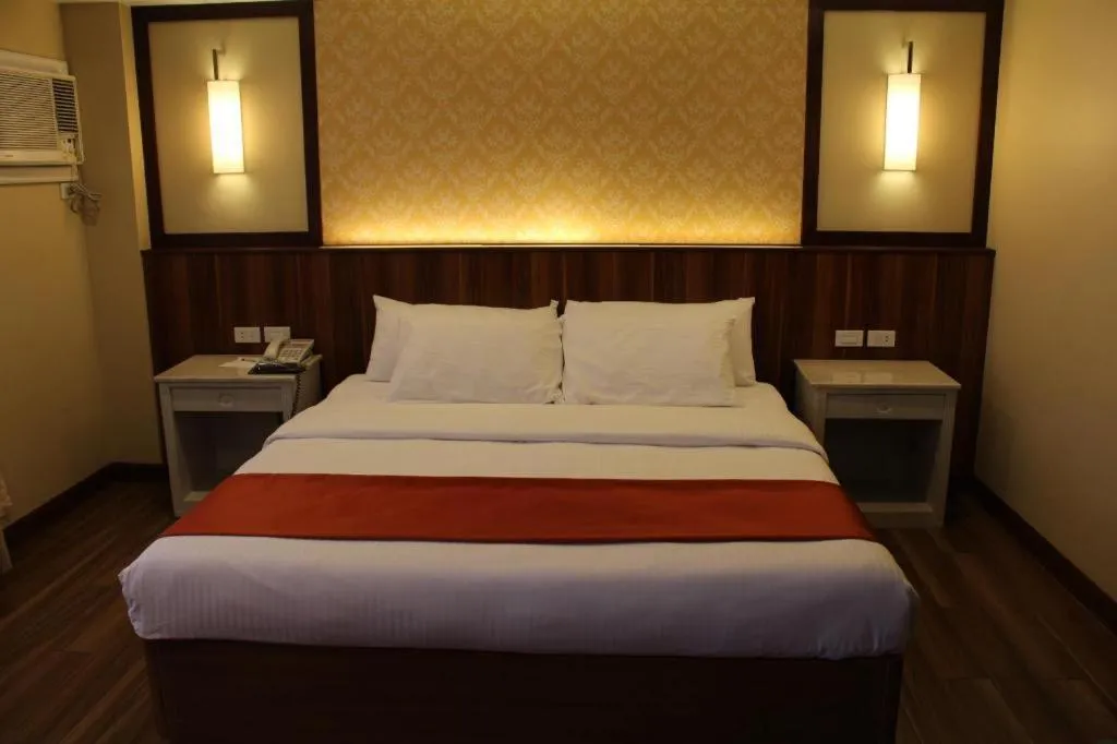 Bed in Hotel Veniz