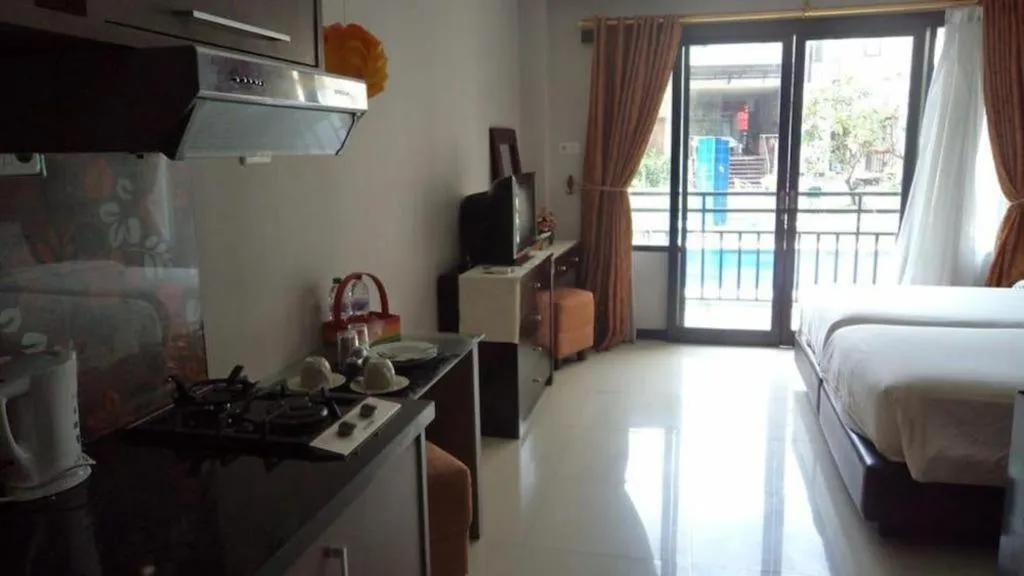 Bed in The Aroma's of Bali Hotel & Residence