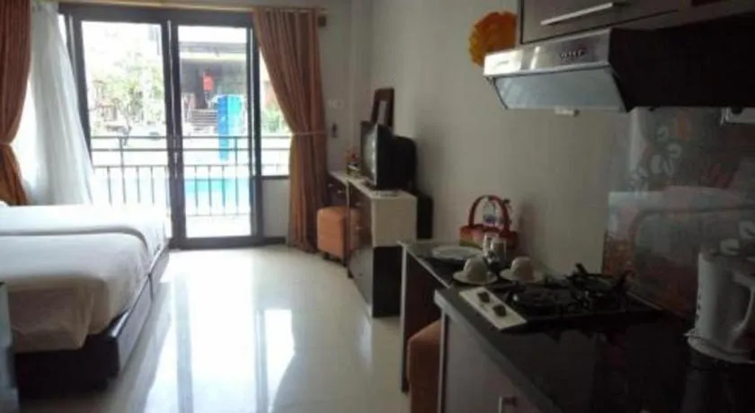 Bed in The Aroma's of Bali Hotel & Residence