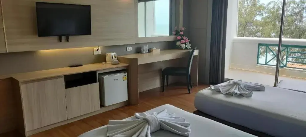 Bed in BP Samila Beach Hotel & Resort Bed in BP Samila Beach Hotel & Resort