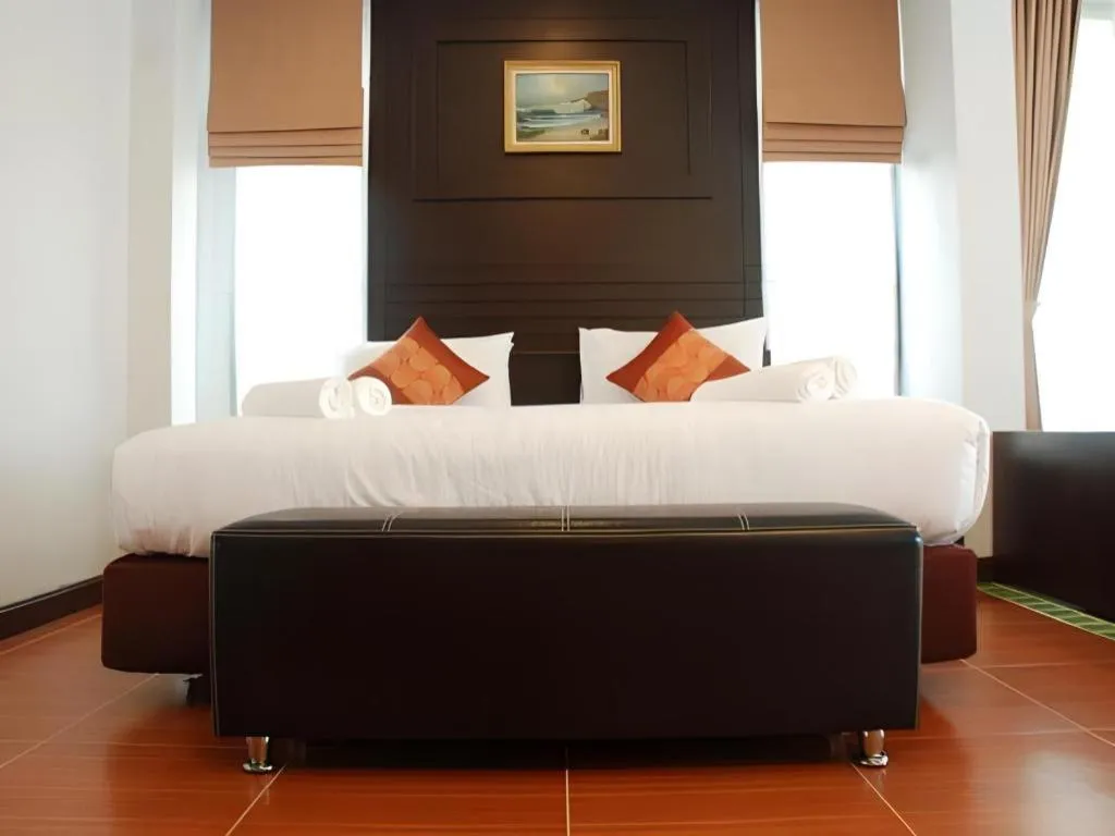 Bed in Nattha Waree Hot Spring Resort and Spa