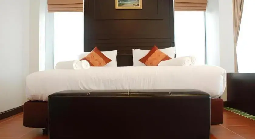 Bed in Nattha Waree Hot Spring Resort and Spa Bed in Nattha Waree Hot Spring Resort and Spa