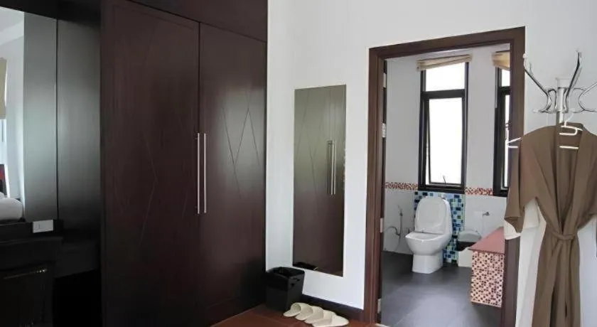 Bed in Nattha Waree Hot Spring Resort and Spa