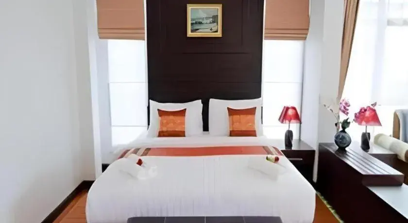 Bed in Nattha Waree Hot Spring Resort and Spa Bed in Nattha Waree Hot Spring Resort and Spa