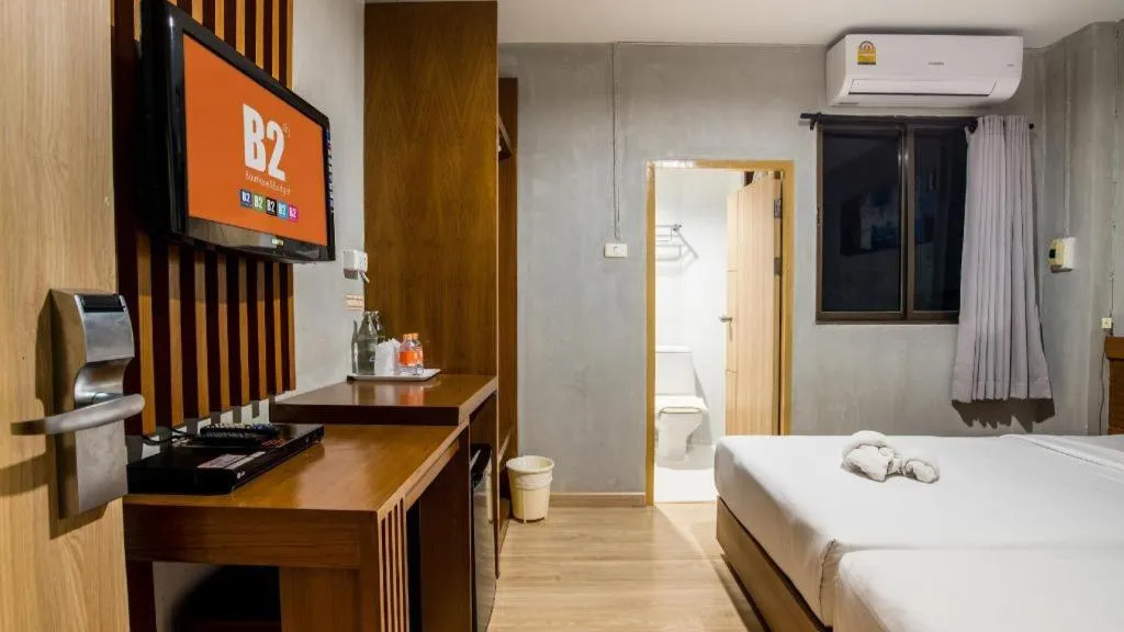 Bed in B2 Chiang Rai Night Bazaar Boutique & Budget Hotel